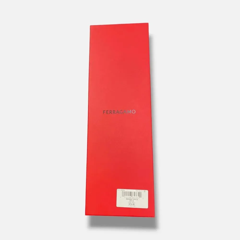 Ferragamo Men Gancini Link Silk Neck Tie CURRENT SEASON NEW WITH BOX! Great Gift